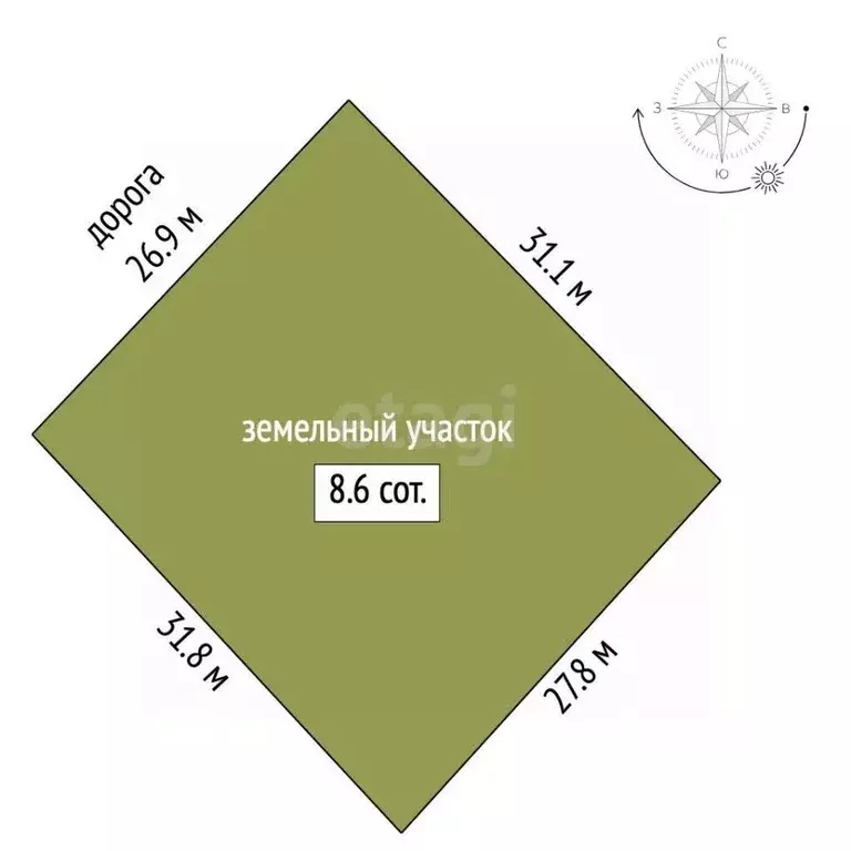 Участок в Москва Европейская долина-2 ДНП, ул. Двинская, 41 (8.6 сот.) - Фото 2