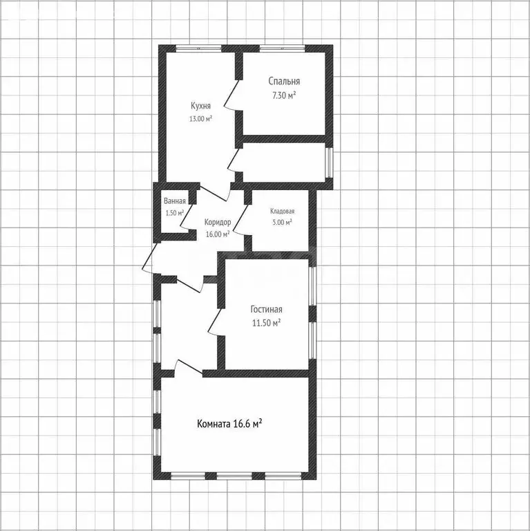 Дом в Майкоп, Короткая улица (71.5 м) - Фото 1