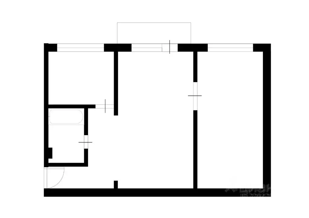 2-к кв. Москва ул. Софьи Ковалевской, 16 (47.3 м) - Фото 1