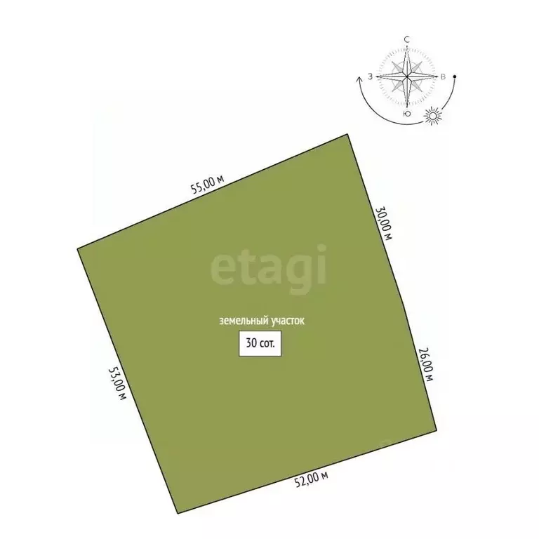 Участок в Амурская область, Благовещенский район, с. Усть-Ивановка  ... - Фото 2