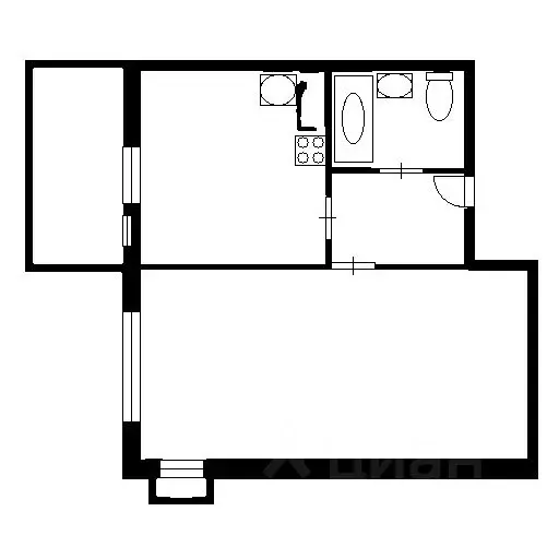 1-к кв. Санкт-Петербург Пулковское ш., 42к6 (34.5 м) - Фото 1