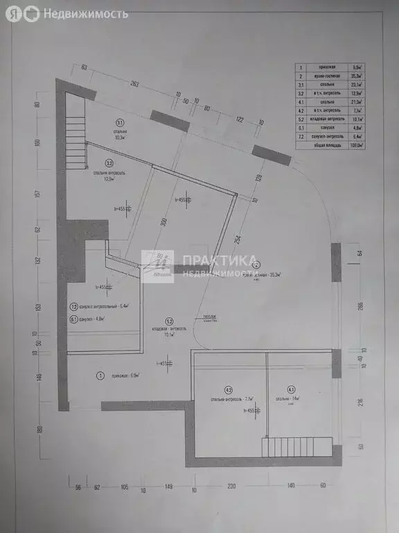 5-комнатная квартира: Москва, Золоторожский проезд, 3 (109 м) - Фото 0