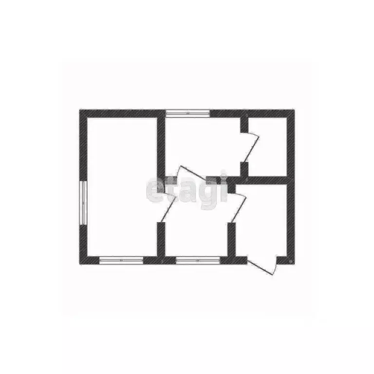 Дом в Липецкая область, Елецкий район, с. Голиково ул. 8 Марта, 1 (25 ... - Фото 2