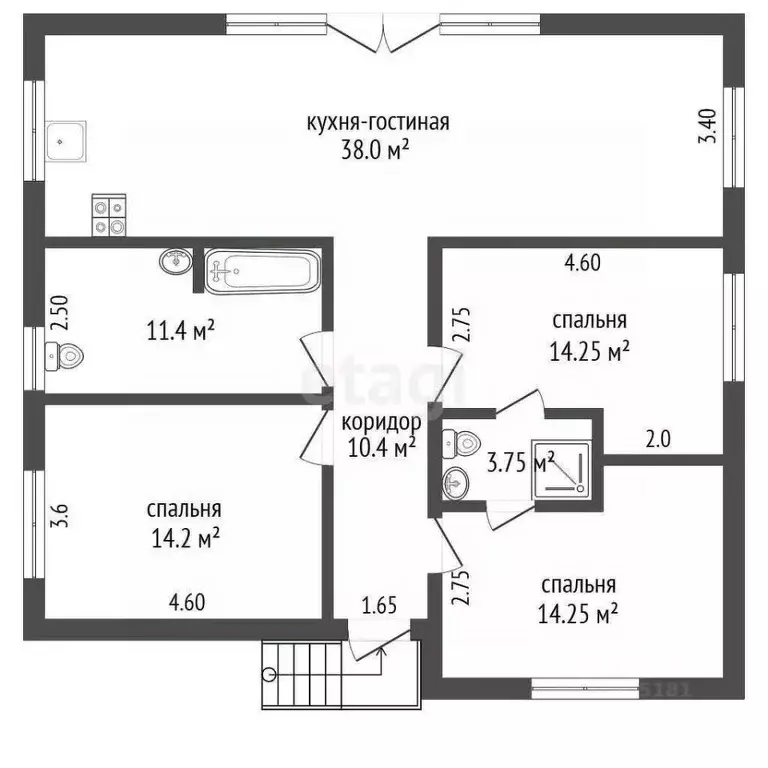 Дом в Ростовская область, Батайск ул. 50 лет Октября (110 м) - Фото 2