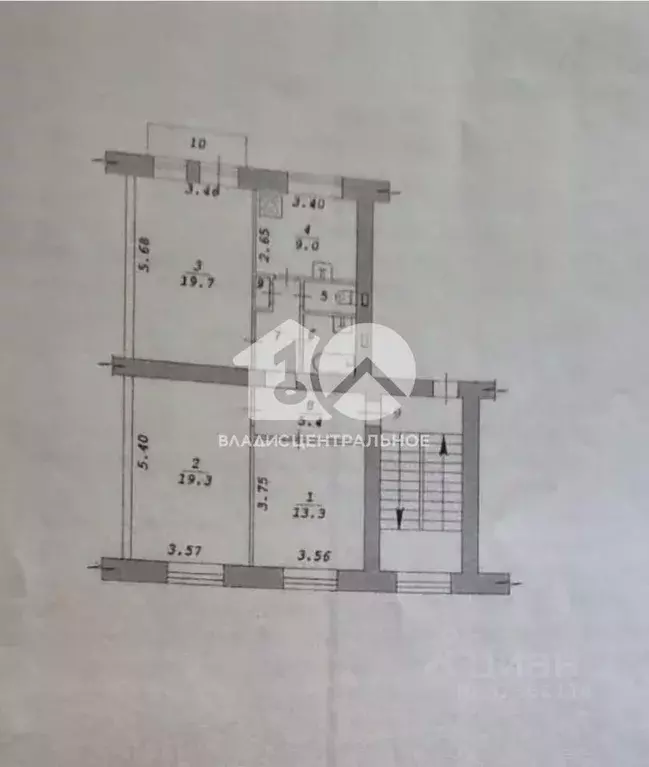 3-к кв. Новосибирская область, Новосибирск ул. Забалуева, 23 (75.9 м) - Фото 1