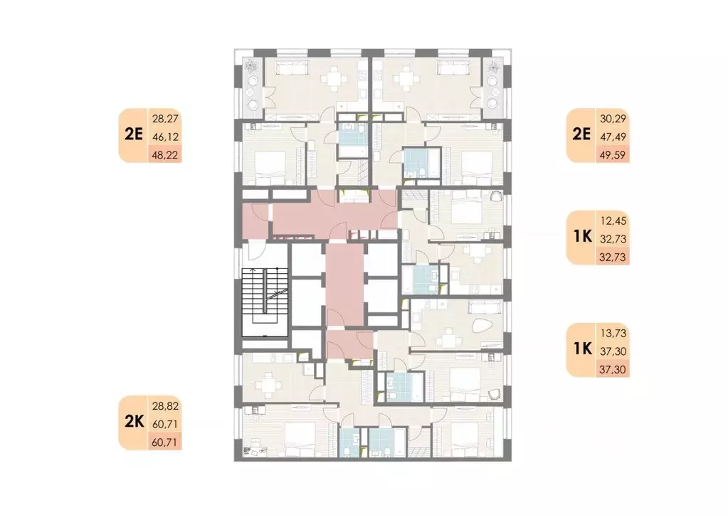 1-к кв. Московская область, Котельники Дюна жилой комплекс (32.73 м) - Фото 2