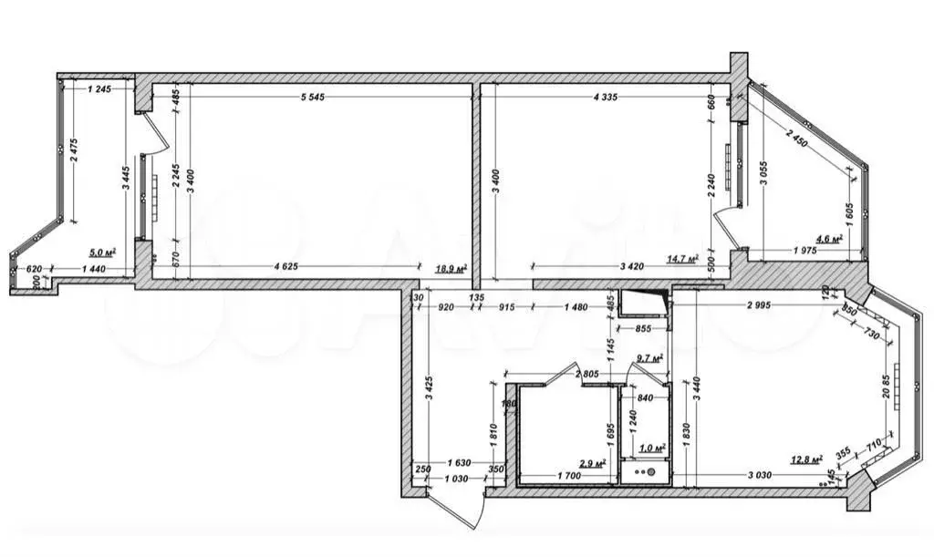 2-к. квартира, 60 м, 6/17 эт. - Фото 0