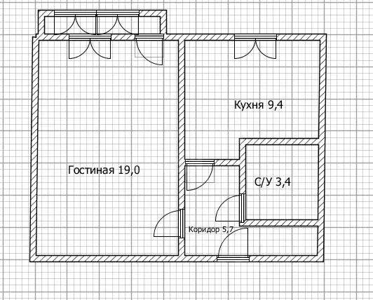 1-к кв. Оренбургская область, Оренбург Транспортная ул., 12/1 (37.5 м) - Фото 1