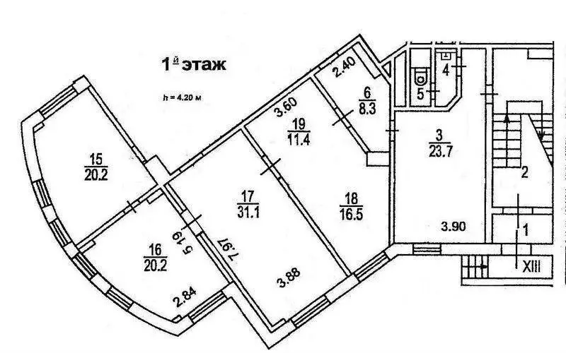 Помещение свободного назначения в Москва Новослободская ул., 11 (157 ... - Фото 1