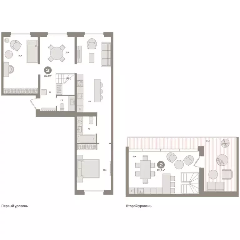 2-комнатная квартира: Екатеринбург, жилой район Юго-Западный, жилой ... - Фото 2