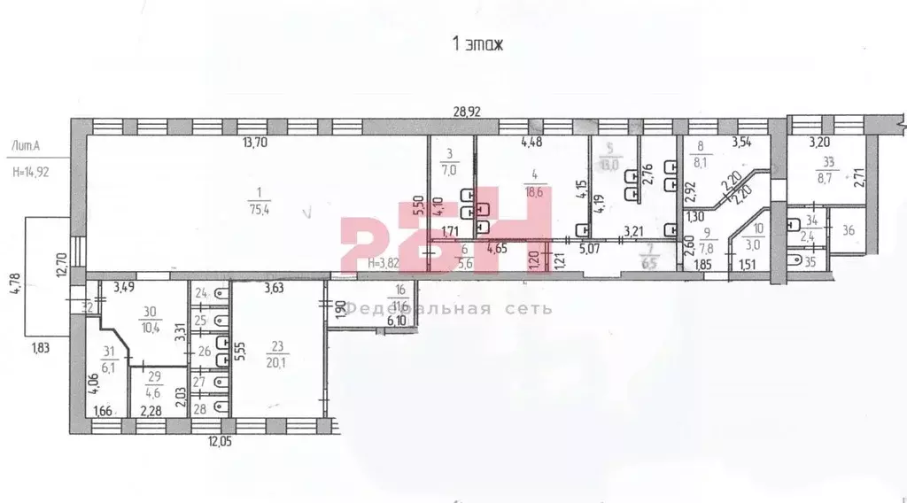 Офис в Курганская область, Курган Тобольная ул., 54 (215 м) - Фото 1
