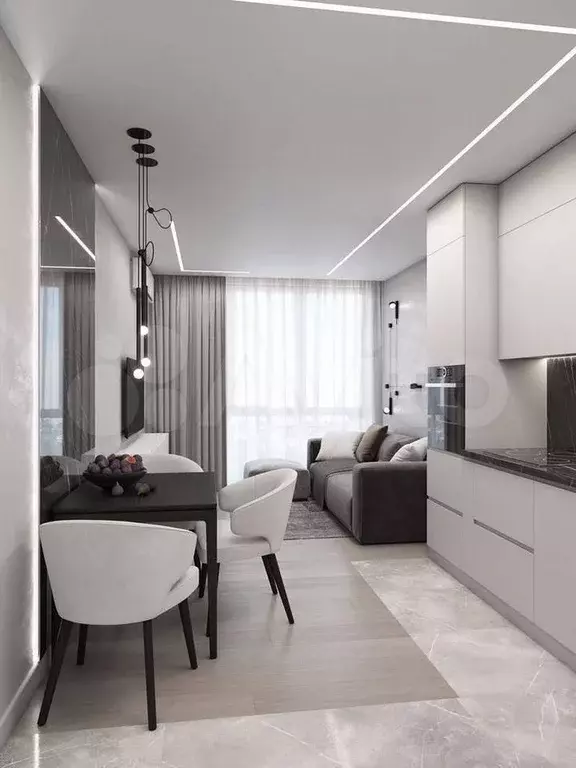Апартаменты-студия, 29 м, 5/9 эт. - Фото 1
