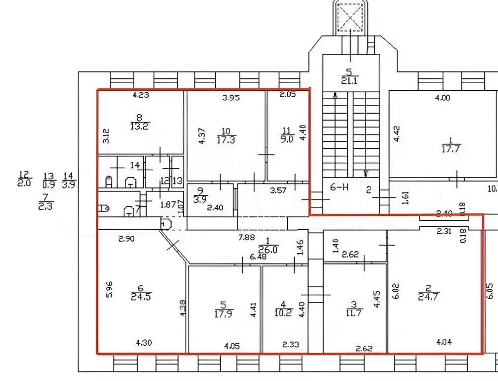 Офис в Санкт-Петербург 8-я Красноармейская ул., 20А (167 м) - Фото 0