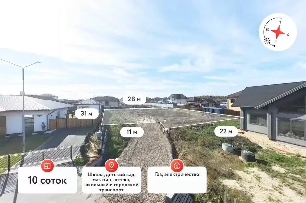 Участок в Тюменская область, Тюменский муниципальный округ, с. ... - Фото 1