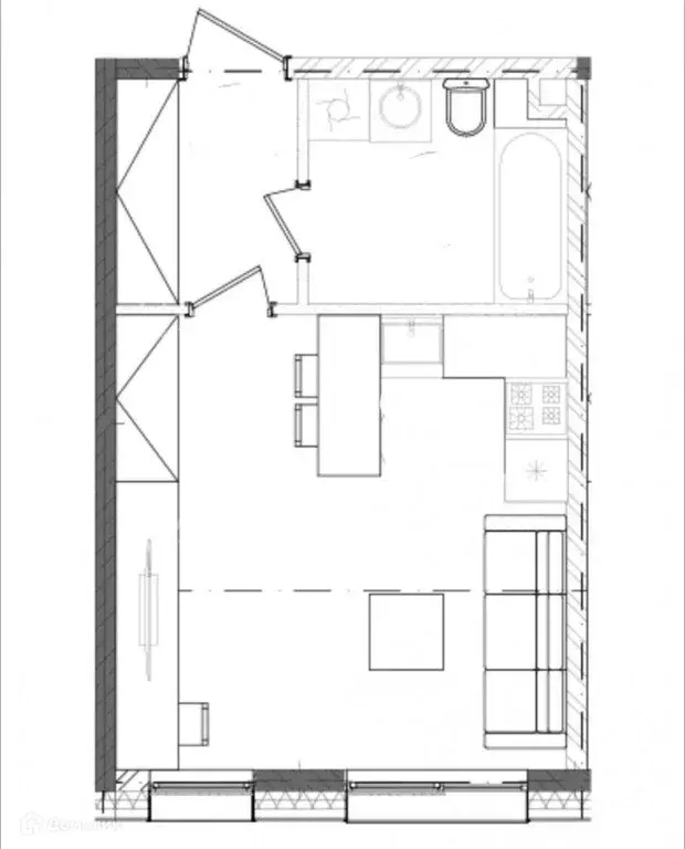 Продаётся квартира-студия, 28 м - Фото 1