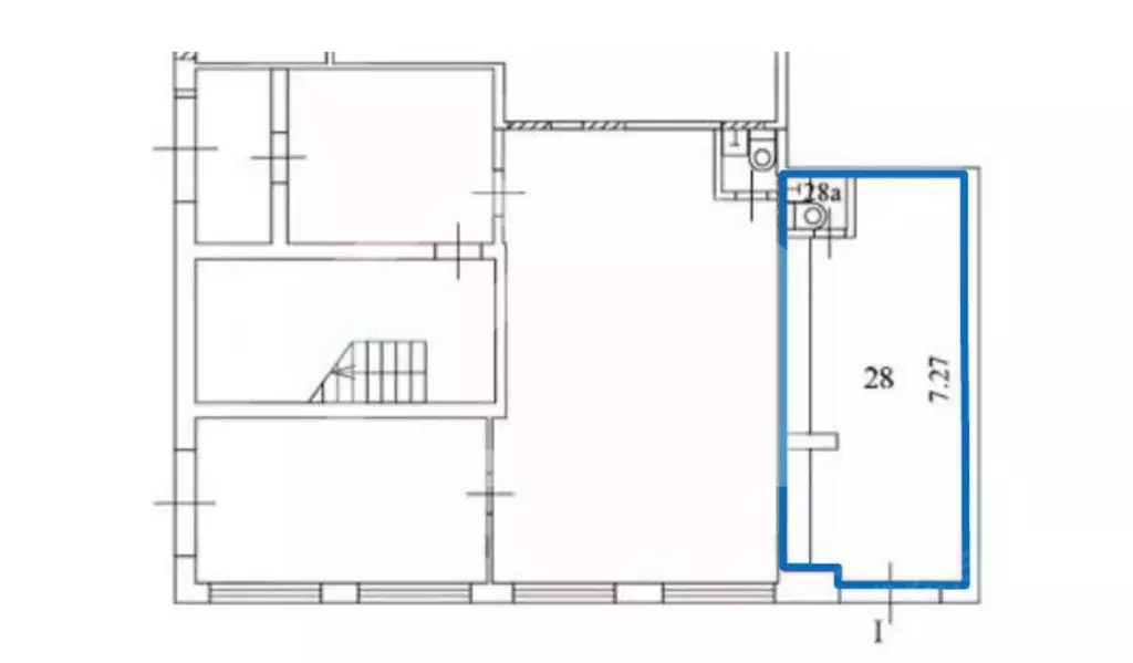 Торговая площадь в Москва Гостиничная ул., 11с1 (22 м) - Фото 2