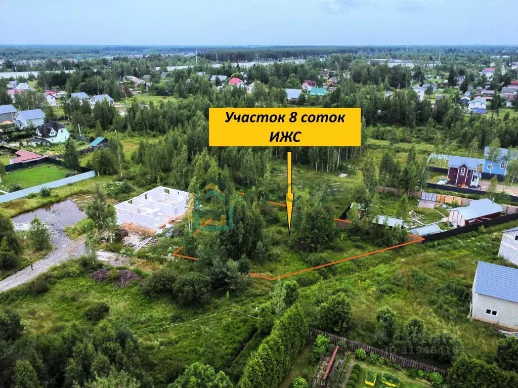 Участок в Ленинградская область, Тосненский район, Ульяновское ... - Фото 0