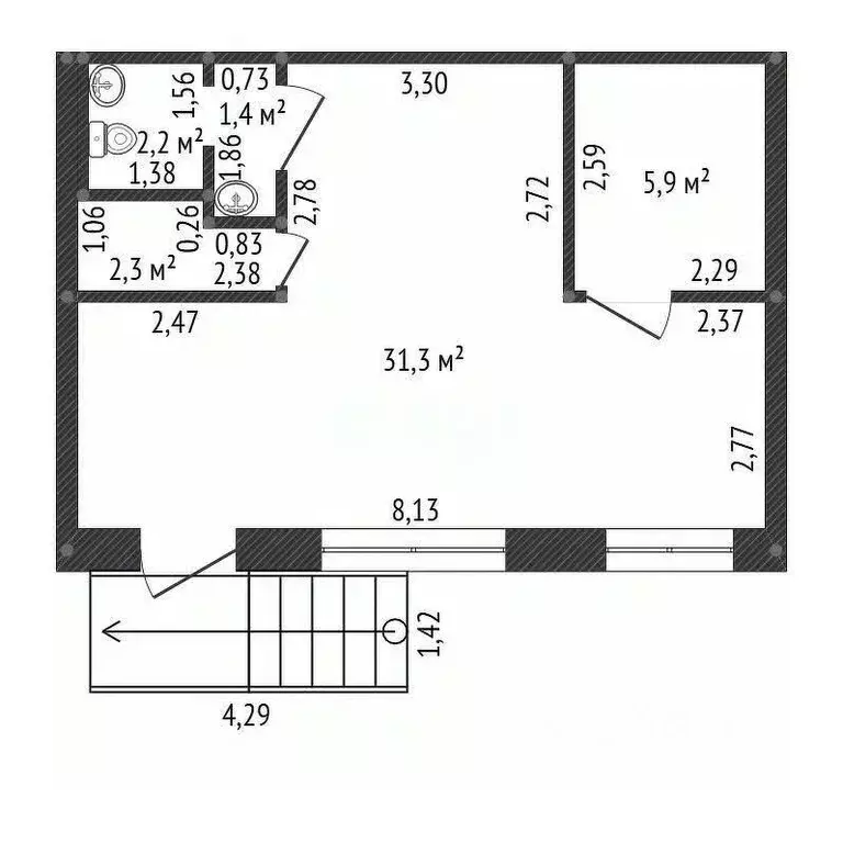 Помещение свободного назначения в Башкортостан, Уфа просп. Октября, ... - Фото 1