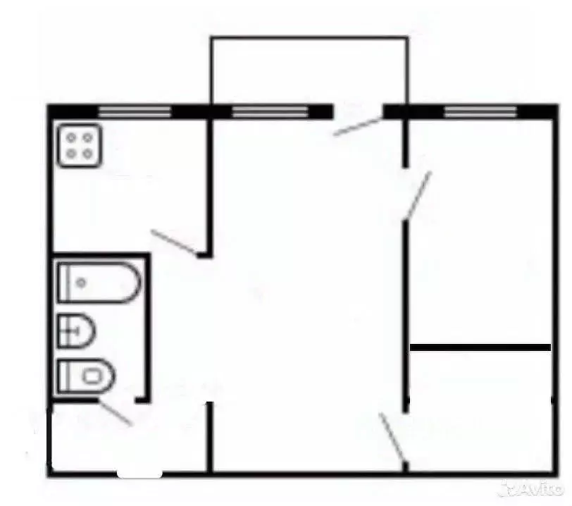 2-к кв. Костромская область, Кострома ул. Голубкова, 7 (41.5 м) - Фото 2