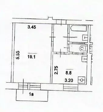 1-к кв. Москва Петровско-Разумовский проезд, 24К18 (36.0 м) - Фото 2