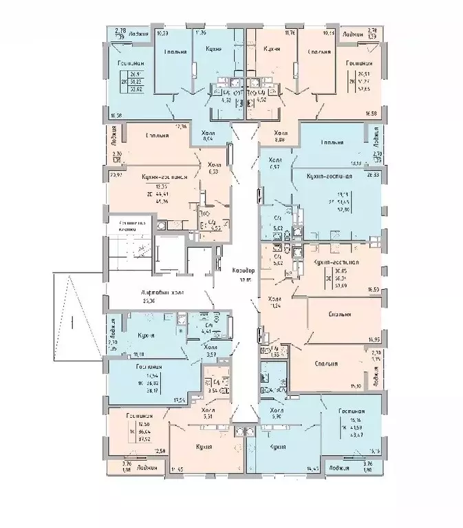 1-к кв. Ростовская область, Батайск ул. Ушинского, 27Ак3 (38.17 м) - Фото 2