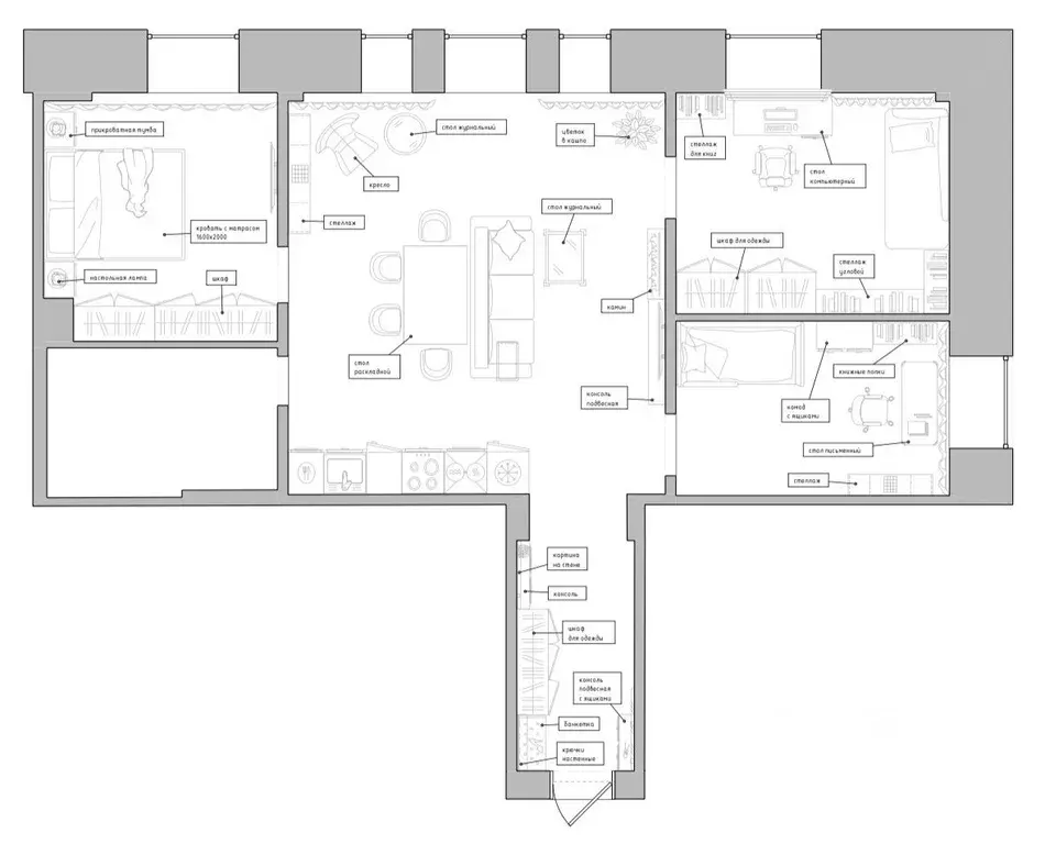 3-к кв. Москва ул. Зорге, 18к3 (81.0 м) - Фото 0