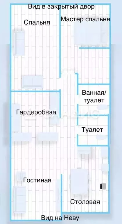 3-к кв. Санкт-Петербург Пискаревский просп., 1 (100.0 м) - Фото 2