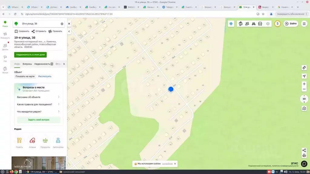 Участок в Новосибирская область, Новосибирский район, Каменский ... - Фото 2