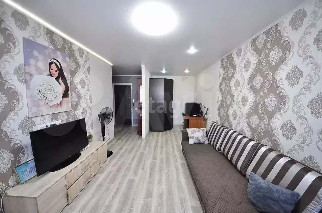 1-к. квартира, 35,6 м, 9/9 эт. - Фото 1