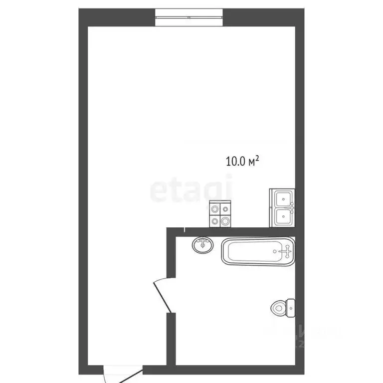 Студия Москва Душинская ул., 6 (25.0 м) - Фото 0