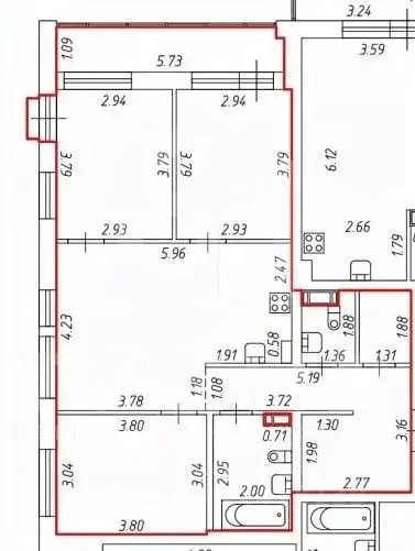 3-к кв. Ленинградская область, Ломоносовский район, Аннинское ... - Фото 2