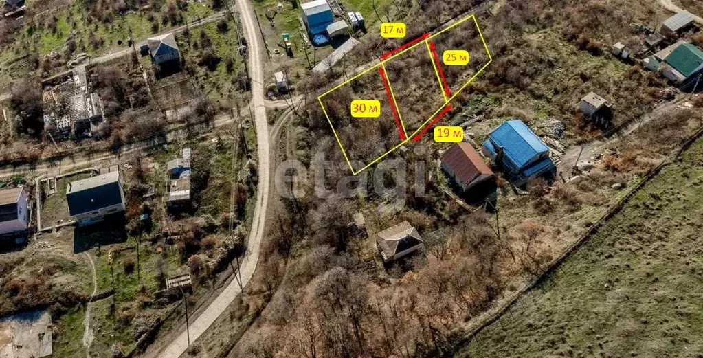 Участок в Крым, Ялта муниципальный округ, Краснокаменка пгт ул. Имени ... - Фото 1