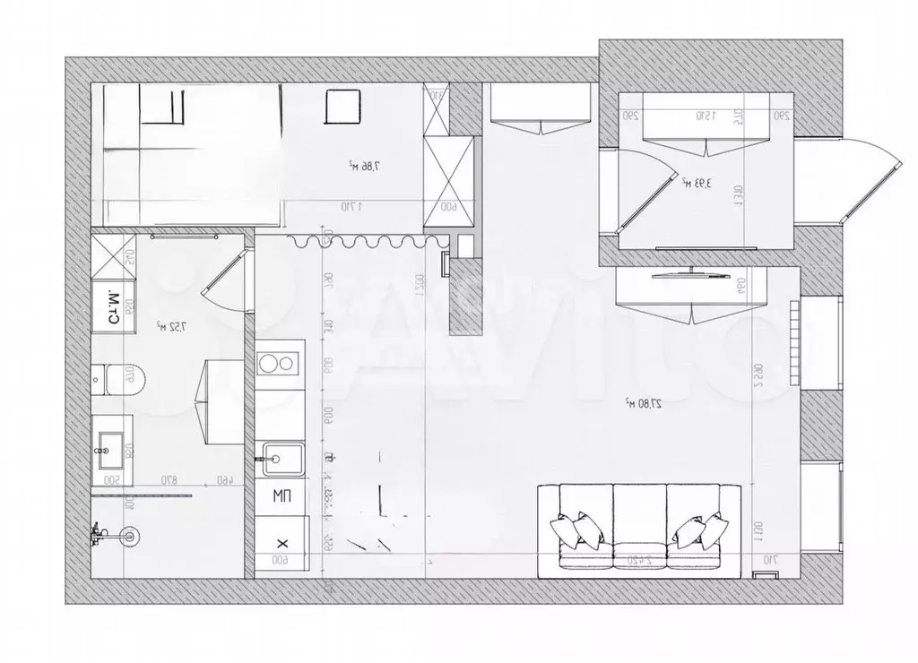 Продам помещение свободного назначения, 48 м - Фото 0