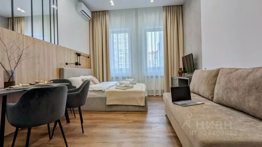 1-к кв. Татарстан, Казань ул. Адоратского, 1Б (30.0 м) - Фото 1