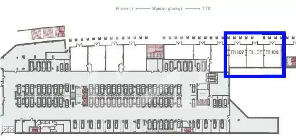 Торговая площадь в Москва проезд Жуков, вл8 (256 м) - Фото 1