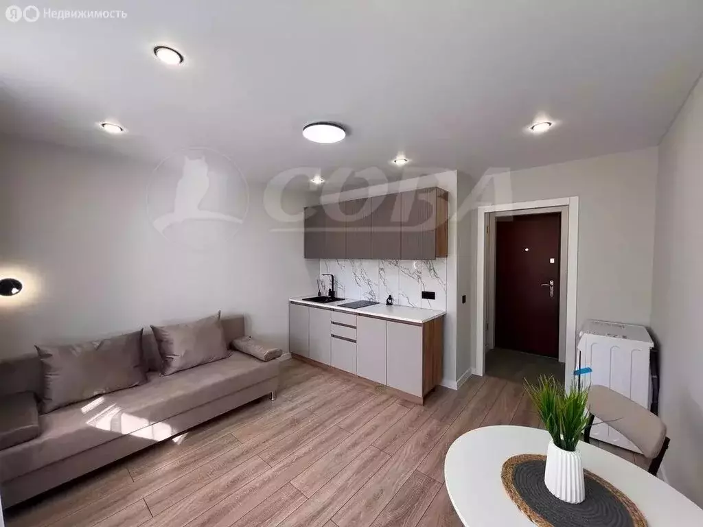 1-комнатная квартира: Тюмень, улица Республики, 239 (21 м) - Фото 1