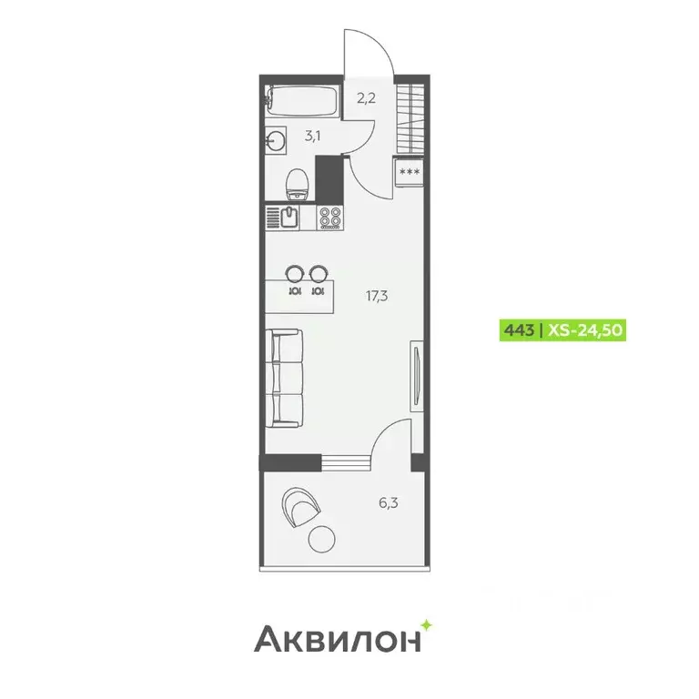 Студия Ленинградская область, Кудрово г. Всеволожский район, Заневское ... - Фото 0