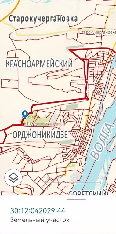 Участок в Астраханская область, Астрахань Волга садовое товарищество, ... - Фото 0