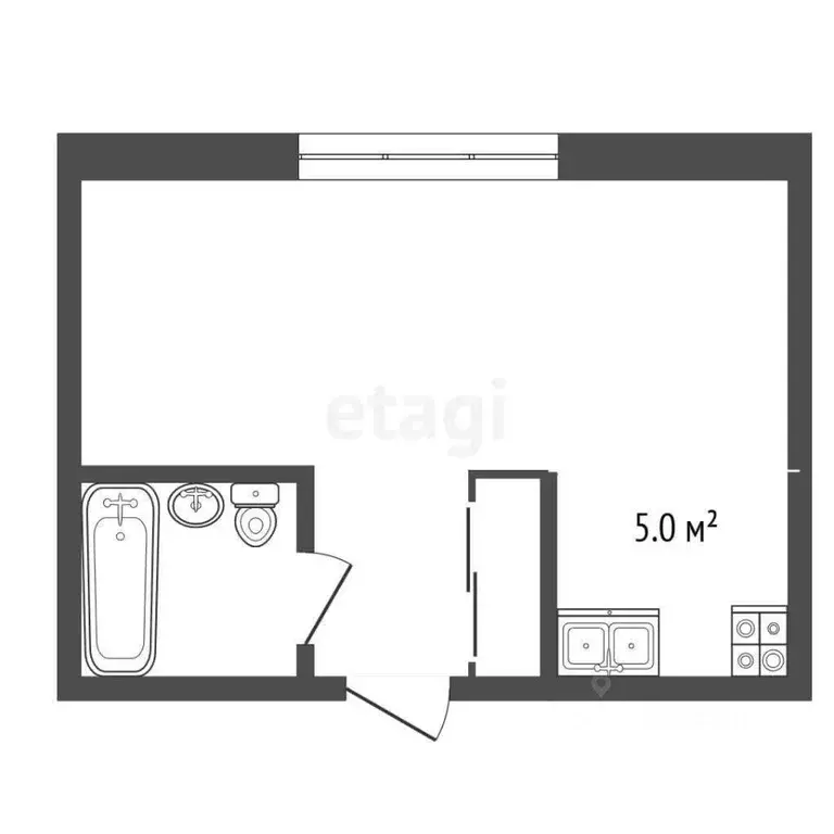 Студия Москва ул. Новый Арбат, 15 (27.0 м) - Фото 1