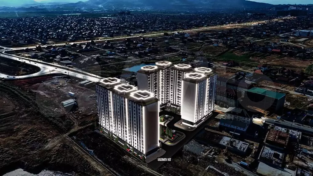 Квартира-студия, 34 м, 8/14 эт. - Фото 1