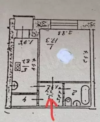 1-к. квартира, 35,6 м, 5/9 эт. - Фото 0