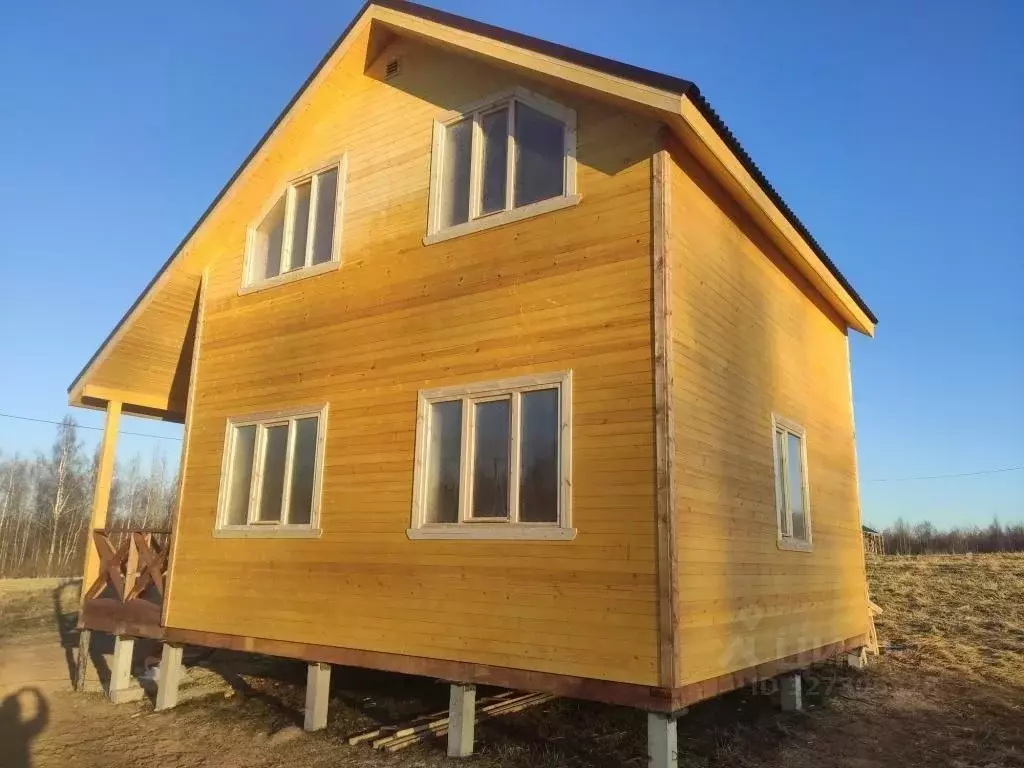 Дом в Псковская область, Струго-Красненский район, д. Сковородка  (67 ... - Фото 1