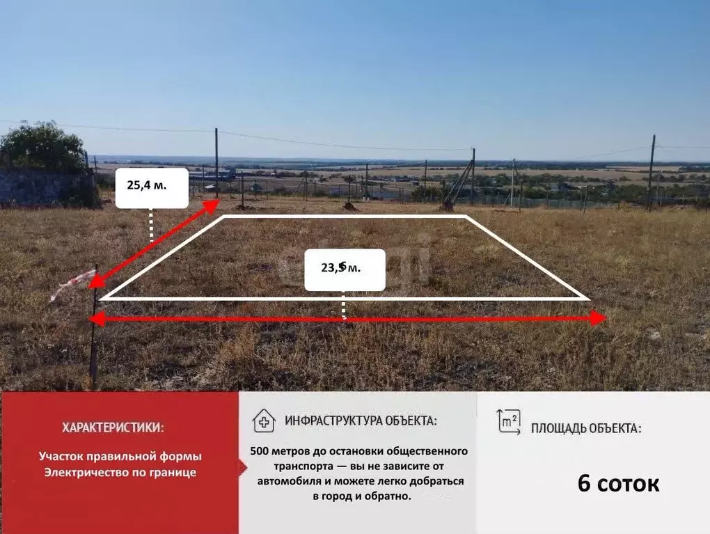 Участок в Крым, Симферопольский район, Трудовское с/пос, Бештерек СТ  ... - Фото 1