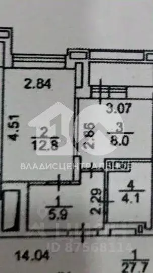 1-к кв. Новосибирская область, Новосибирск Покатная ул., 55А (30.8 м) - Фото 1