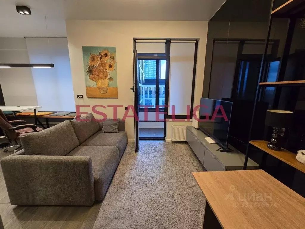 Студия Москва Ленинградский просп., 29к2 (36.4 м) - Фото 1
