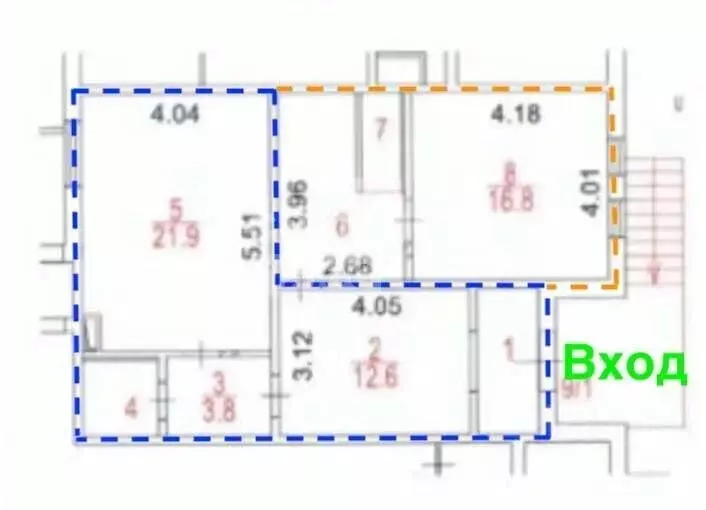 Помещение свободного назначения в Москва Осташковская ул., 21 (40 м) - Фото 2