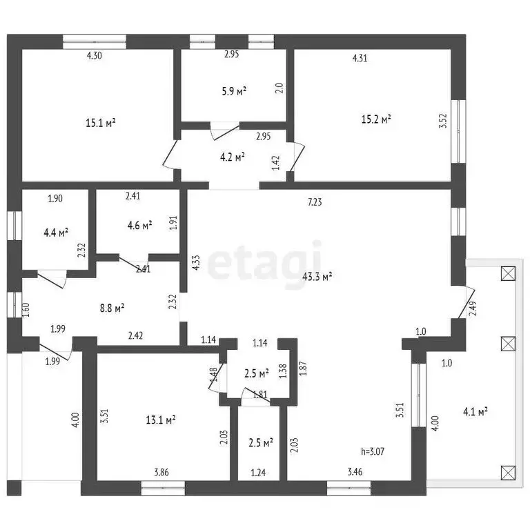 Дом в Ягодное, коттеджный посёлок Новое Ягодное (160 м) - Фото 2