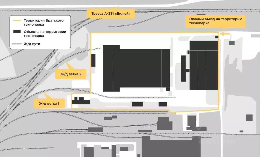 Помещение свободного назначения в Иркутская область, Братск ... - Фото 1