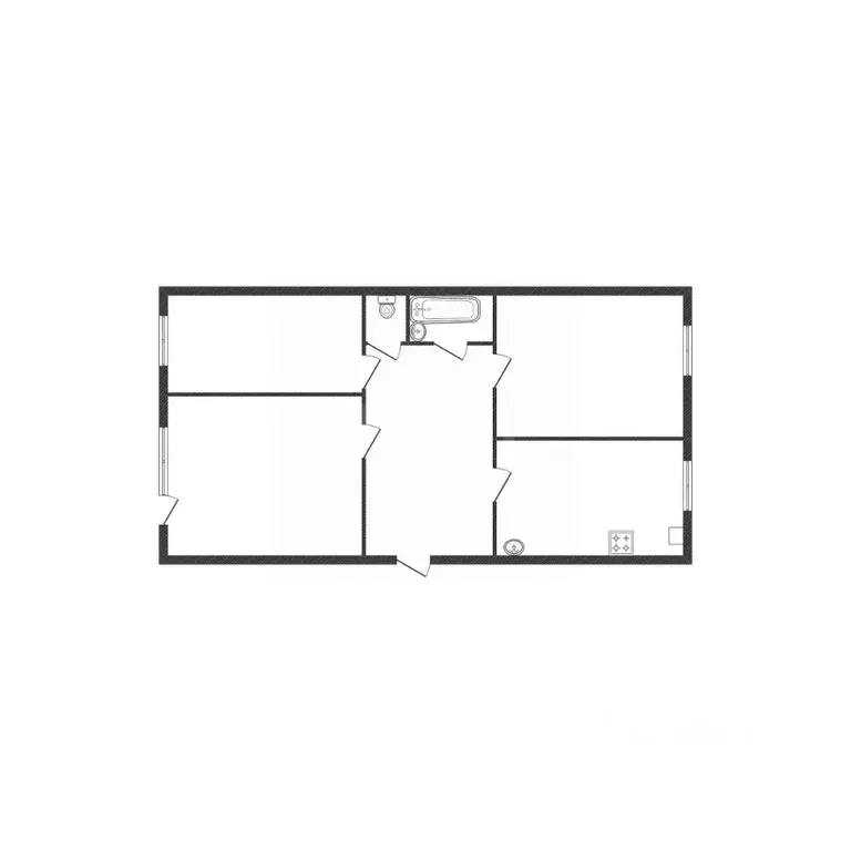 3-к кв. Смоленская область, Ярцево ул. Максима Горького, 40 (60.6 м) - Фото 1