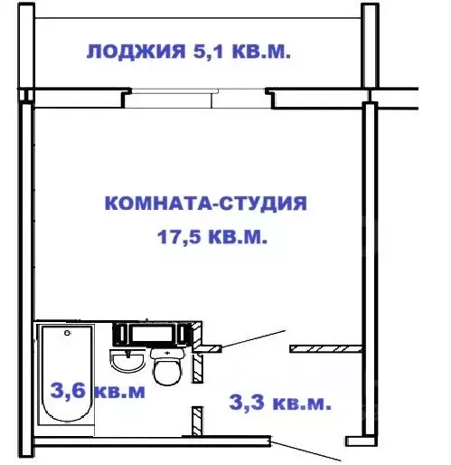 Студия Челябинская область, Челябинск ул. Хариса Юсупова, 117 (25.0 м) - Фото 2